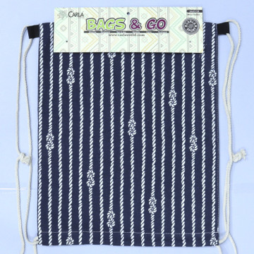 Crochet 08 - Sac à dos avec corde. Modèle : Motif abstrait
