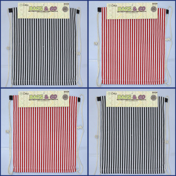 Gancho 04 - Mochila con cuerda. Modelo:  Hojas surtido