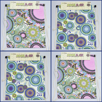 Gancho 07 – Mochila com corda. Modelo: motivo Mandala