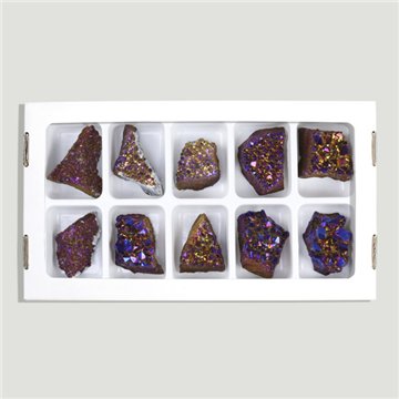Purple Aura Amethyst Druse. 3-4.5 cm