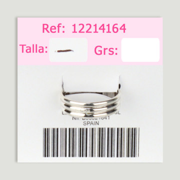 Adjustable Silver Ring. Rose Quartz. Starting at 9g (PRICE PER GRAM)