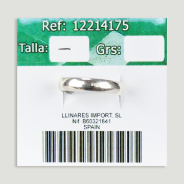 Anillo de Plata ajustable. Corindón Verde. A partir de 9,2gr. (PRECIO POR GRAMO)