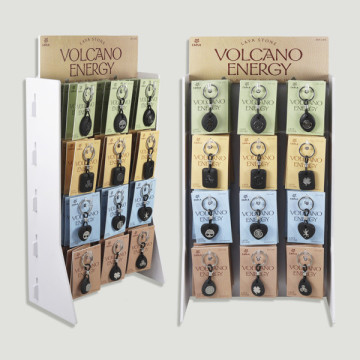 VOLCANO ENERGY. Llaveros Lava/Acero - 72 uds
