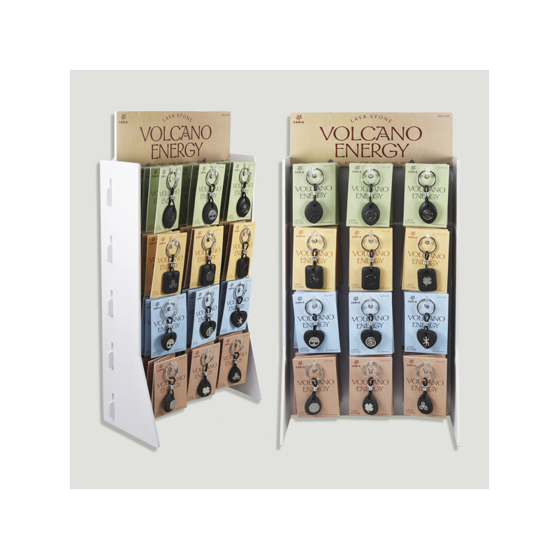 VOLCANO ENERGY. Lava/Steel keychains - 72 units VOLCANO ENERGY. Lava/Steel keychains - 72 units