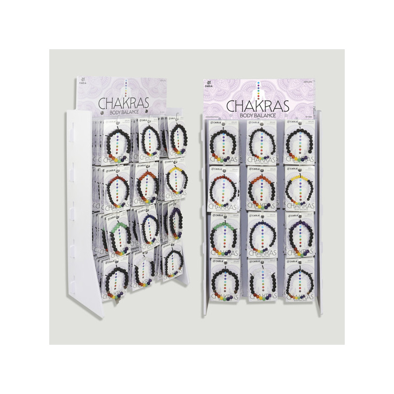 CHAKRAS. Lava/Chakra/Mineral bracelet - 144 units CHAKRAS. Lava/Chakra/Mineral bracelet - 144 units
