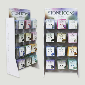 STONE ICONS. Pendientes mineral y acero – 144 uds