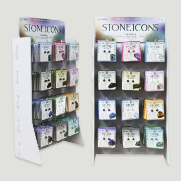 STONE ICONS. Steel and mineral earrings – 144 units