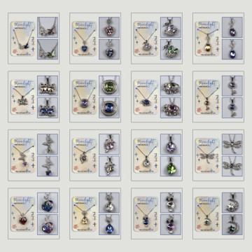 MOONLIGHT. Crystal Pendant, Assorted