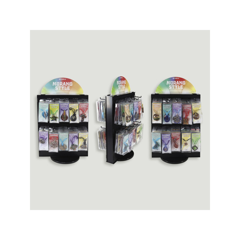 MURANO STYLE. Hanging display with cord – 80 pcs MURANO STYLE. Hanging display with cord – 80 pcs