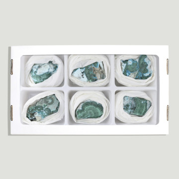 Malachite-Chrysocolle. 6-7 cm environ