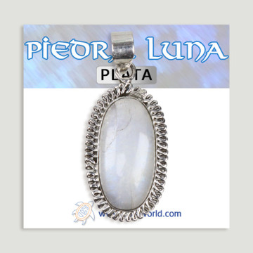 Silver Pendant. Moonstone. Starting at 6.5 gr. (PRICE PER GRAM)