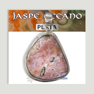 Colgante de Plata. Jaspe Océano. A partir de 9 gr. (PRECIO POR GRAMO)