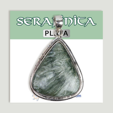 Colgante de Plata. Serafinita. A partir de 4 gr. (PRECIO POR GRAMO)