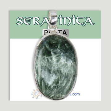 Colgante de Plata. Serafinita. A partir de 4 gr. (PRECIO POR GRAMO)