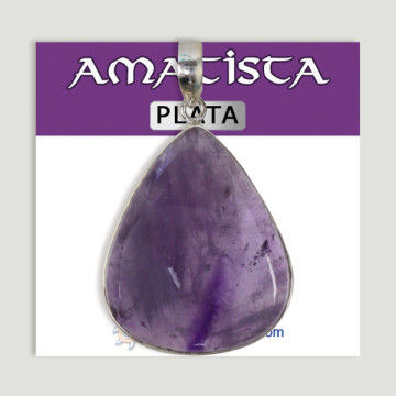 Colgante de Plata. Amatista. A partir de 8,4 gr. (PRECIO POR GRAMO)