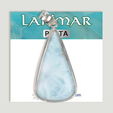 Pendentif en argent. Larimar. À partir de 7,6 gr. (PRIX PAR GRAMME)