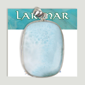 Pendentif en argent. Larimar. À partir de 7,6 gr. (PRIX PAR GRAMME)