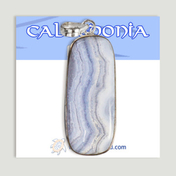 Colgante de Plata. Calcedonia. A partir de 8,2 gr. (PRECIO POR GRAMO)