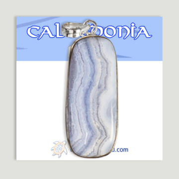 Colgante de Plata. Calcedonia. A partir de 8,2 gr. (PRECIO POR GRAMO)