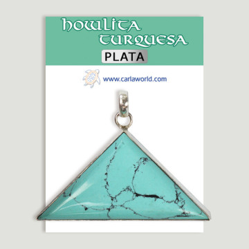 Colgante de Plata. Howlita Turquesa. A partir de 11,3 gr. (PRECIO POR GRAMO)