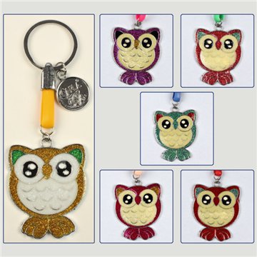 Llavero BFF. Búho. Colores surtidos