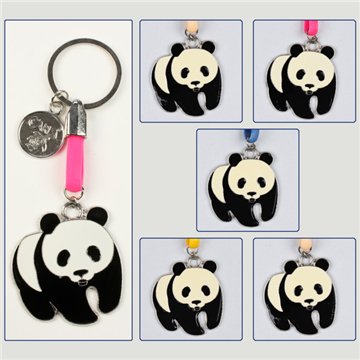 Llavero BFF. Oso panda andando. Colores surtidos