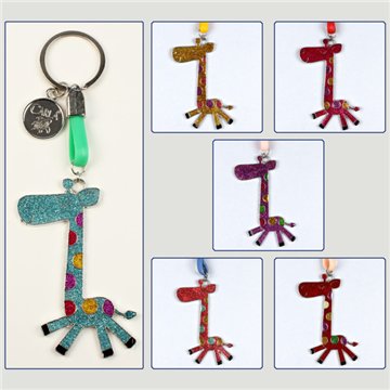 Llavero BFF. Jirafa cuello largo. Colores surtidos