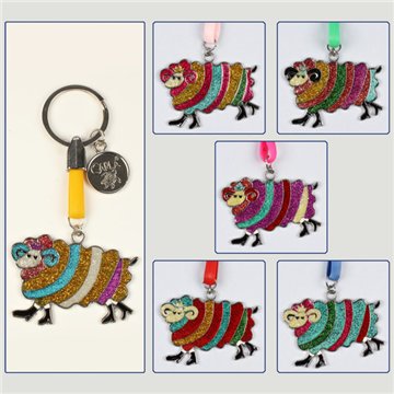 Llavero BFF. Oveja arco iris. Colores surtidos
