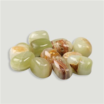 Saco de rodas. Ônix verde. 250 gr.
