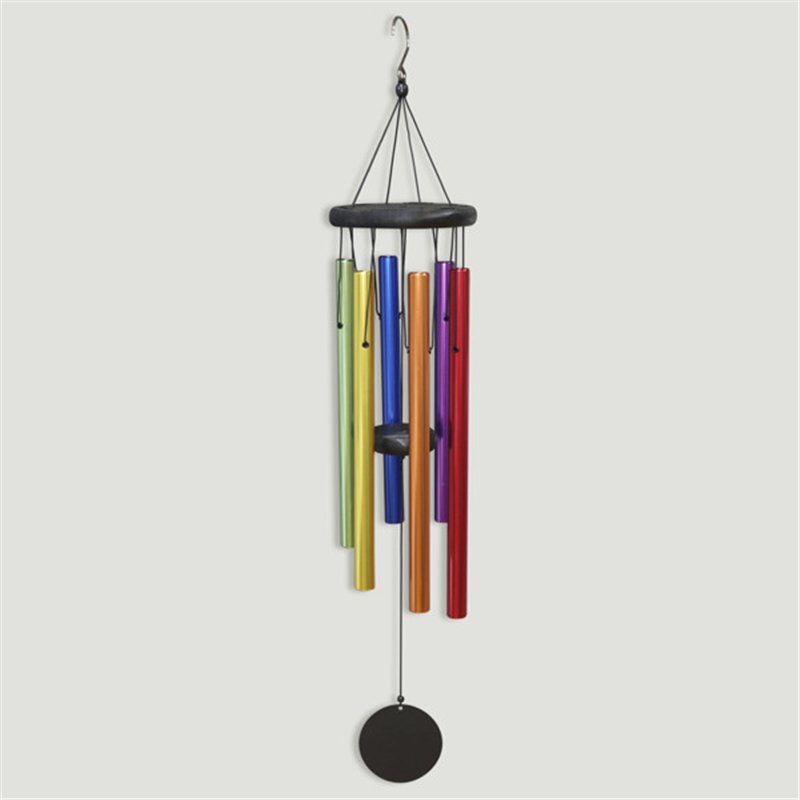 Móvil acero. Tubos multicolor. 77 cm Móvil acero. Tubos multicolor. 77 cm