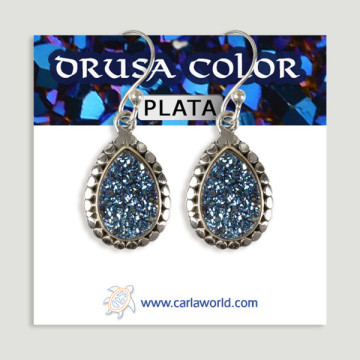 Pendientes de Plata. Drusa. A partir de 4,6 gr. (PRECIO POR GRAMO)