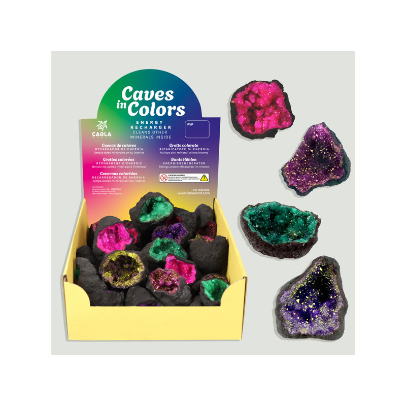 CAVES COLORS. Colored quartz. CAVES COLORS. Colored quartz.