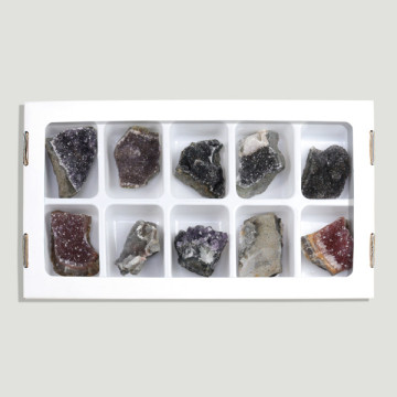 druse amethyst. Natural multicolour 3-4.5cm