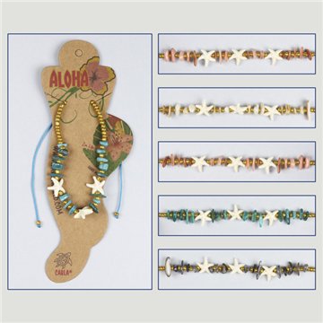 Tobillera ajustable. Modelo: cypraea