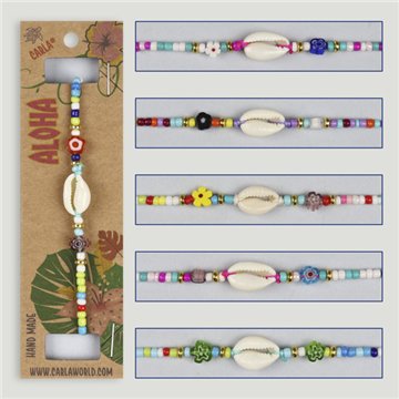 Pulsera ajustable. Modelo: corazón cristal