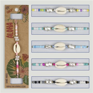 Bracelet réglable. Modèle : cypraea