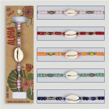 Bracelet réglable. Modèle : cœur minéral