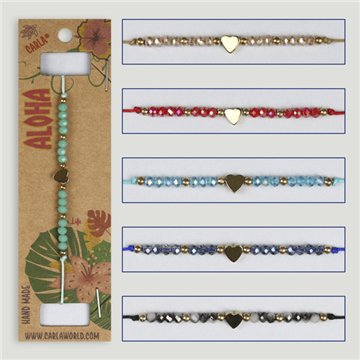Bracelet réglable. Modèle : minéral assorti