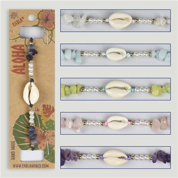 Pulsera ajustable. Modelo: cypraea pintada
