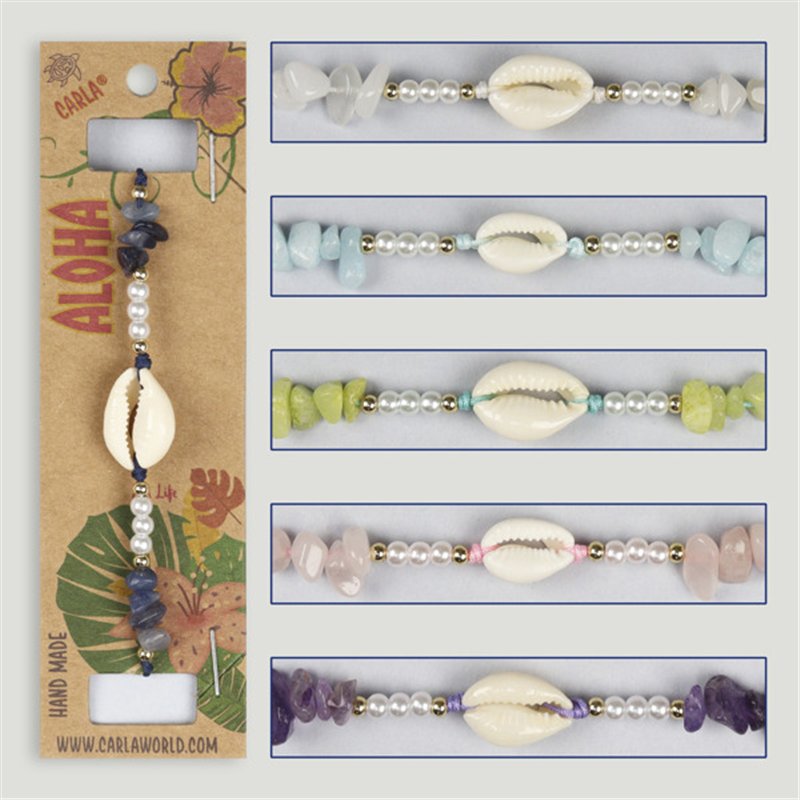 Bracelet réglable. Modèle : cypraea peinte Bracelet réglable. Modèle : cypraea peinte