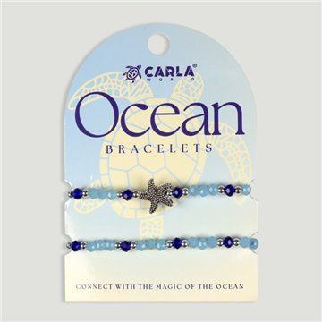 OCEAN. Pulsera cordón ajustable. Modelo Estrella de Mar