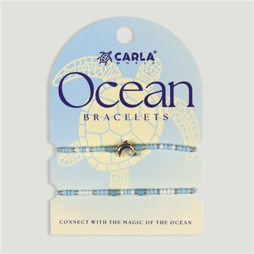 OCEAN. Pulsera cordón ajustable. Modelo Delfín