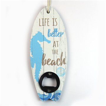 Abrebotellas souvenir. Modelo Tabla de Surf. 17 cm aprox.
