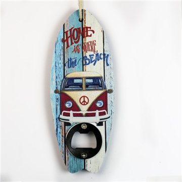 Abrebotellas souvenir. Modelo Tabla de Surf. 17 cm aprox.