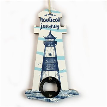 Abrebotellas souvenir. Modelo Faro. 10x8cm