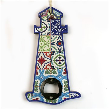 Abrebotellas souvenir. Modelo Faro. 10x8cm
