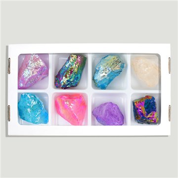 Quartzo Cristal Aura Unicórnio. Aprox. 4,5-6 cm