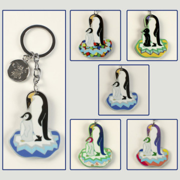 Llavero SEA-2. Pingüinos. Colores surtidos