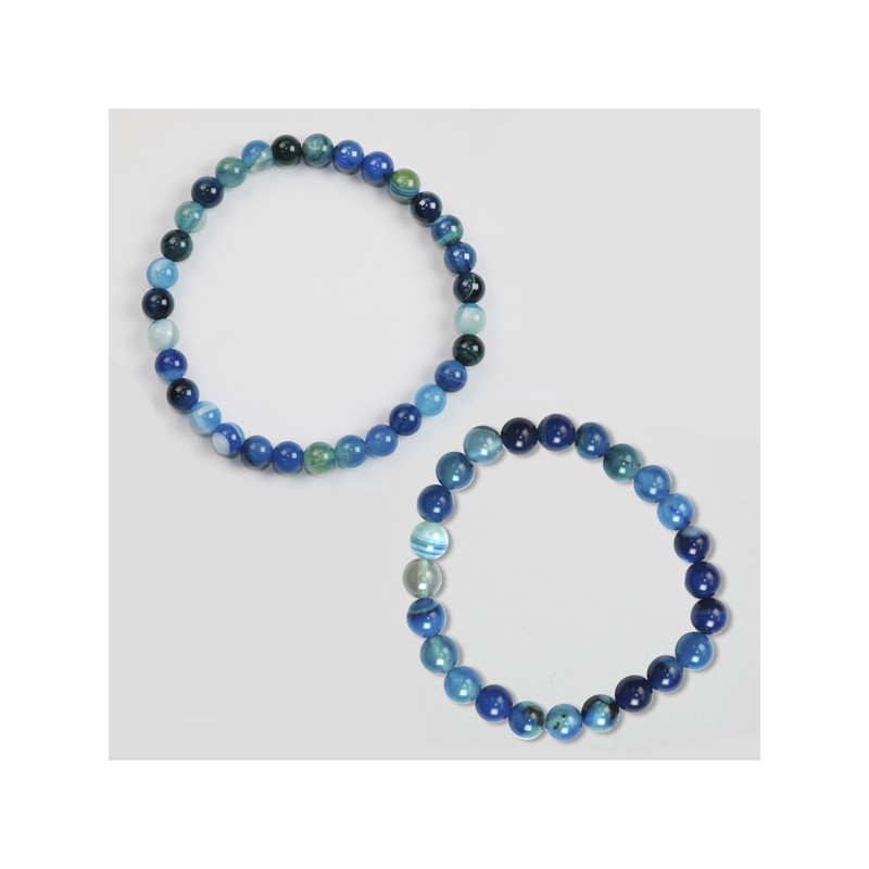 Gancho 39. Pulseira Bola 6 e 8mm. Calcedônia. Gancho 39. Pulseira Bola 6 e 8mm. Calcedônia.