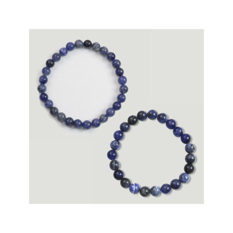 Hook 44. Ball Bracelet 6 and 8mm. Sodalite. Hook 44. Ball Bracelet 6 and 8mm. Sodalite.
